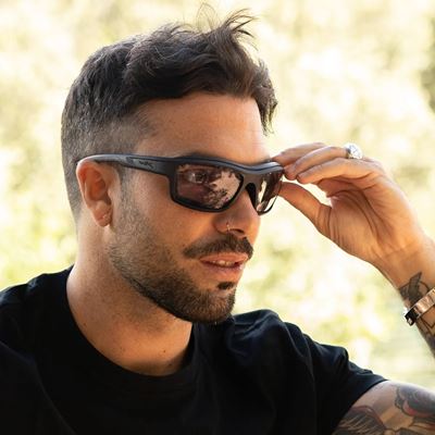 Okuliare strelecké WX OZONE CAPTIVATE™ ČIERNY rám Photochromic Grey