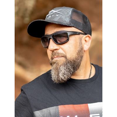 Okuliare strelecké WX OZONE CAPTIVATE™ ČIERNY rám Photochromic Grey