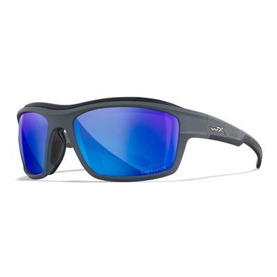 Okuliare strelecké WX OZONE CAPTIVATE™ SIVÝ rám POLARIZOVANÉ MODRÉ sklá