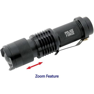 Svietidlo Mini Tactical Q5 LED ČIERNA