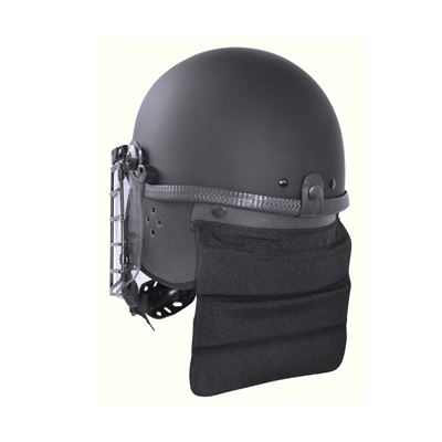 Prilba RIOT VISOR s ochranným štítom a mriežkou ČIERNA Commando CI-5116 4