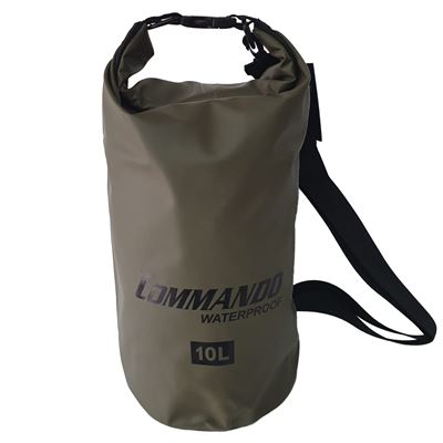 Vak vodeodolný DRY BAG 10L Heavy Duty ZELENÝ