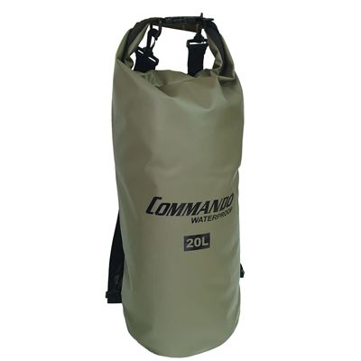 Vak vodeodolný DRY BAG 20L Heavy Duty ZELENÝ