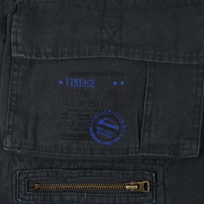 Nohavice krátke SAVAGE vintage ANTRACITOVÉ