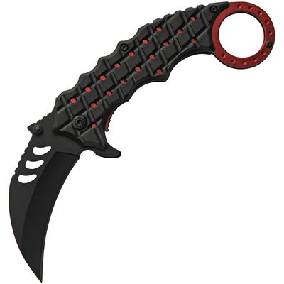 Nôž zatvárací RED SHRUB karambit