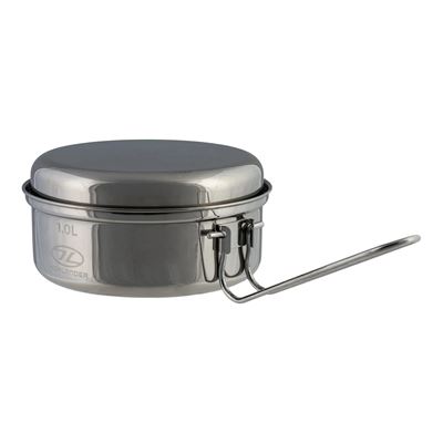 Miska BILLY 1 liter z nehrdzavejúcej ocele HIGHLANDER CP298-SR 2
