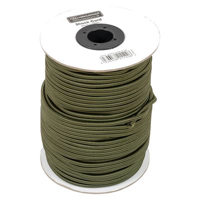 Elastická šnúra 6 mm 100 m OLIV