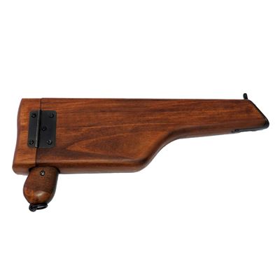 Pištoľ Mauser C-96 s drevenou pažbou - dekoračná replika