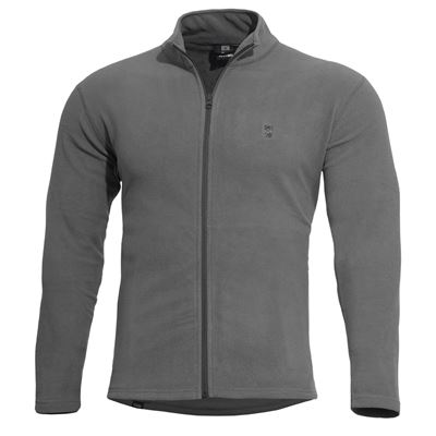 Mikina ELK FLEECE SIVÁ/ČIERNA