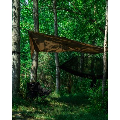 Plachta bivakovacia WILD 3x3 m RAL 7013