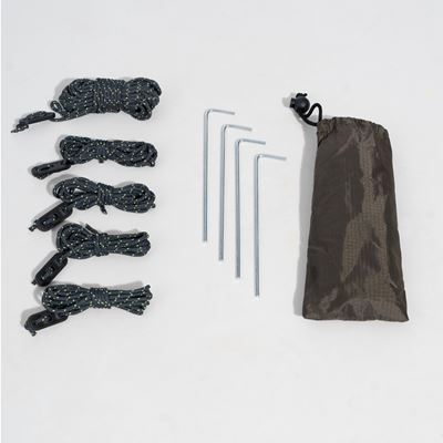 Plachta bivakovacia WILD 3x3 m RAL 7013