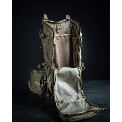 Batoh D1 FOUNDATION 40 L MILITARY GREEN EBERLESTOCK D1MJ 2