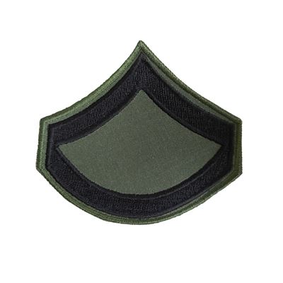 Nášivka US hodnosť PRIVATE FIRST CLASS - OLIV