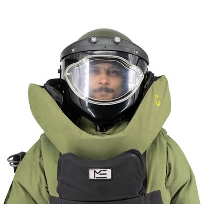 Oblek pyrotechnický EOD 9 MED-ENG s príslušenstvom ZELENÝ použitý  EOD9OD 4