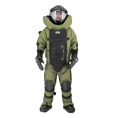 Oblek pyrotechnický EOD 9 MED-ENG s príslušenstvom ZELENÝ použitý