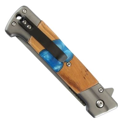 Nôž zatvárací BLUE WAVE hladké ostrie