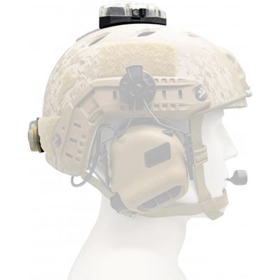 Svetlo pozičné F101 STEALTH SURVIVAL IPX8 na helmu ČIERNE