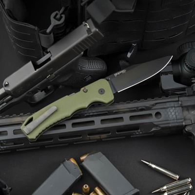 Nôž zatvárací SWIFT III hladké ostrie ZELENÝ