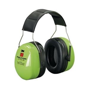 PELTOR Optime III REFLEX GREEN slúchadlá s potlačením hluku, použité