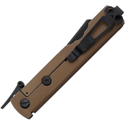 Nôž zatvárací HIGONOKAMI VG-10 HNEDÝ DAGGERR HIGOBRBW 2