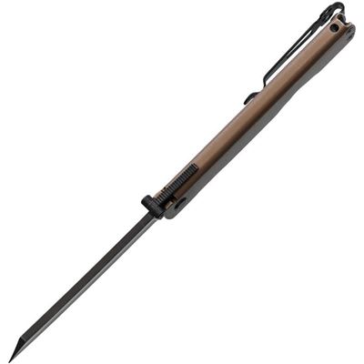 Nôž zatvárací HIGONOKAMI VG-10 HNEDÝ DAGGERR HIGOBRBW 3