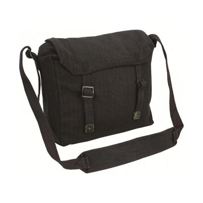 Taška cez rameno WEBBING HAVERSACK 45 l ČIERNA