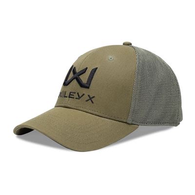 Čiapka baseball ČIERNE logo WILEY X ZELENÁ