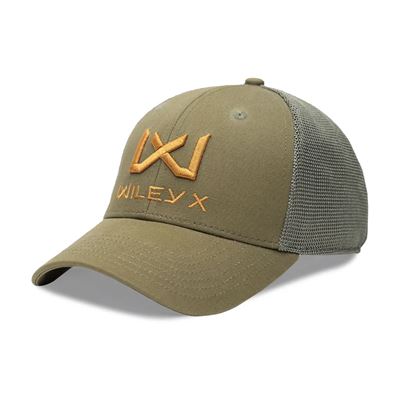 Čiapka baseball TAN logo WILEY X ZELENÁ
