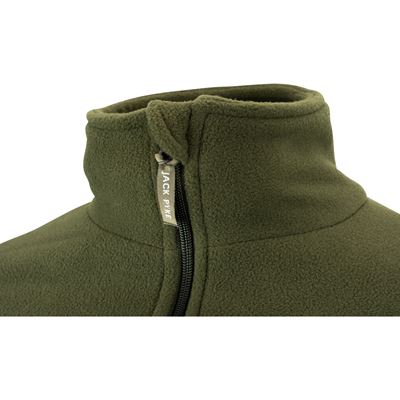 Sveter fleece s motívom bažanta ZELENÝ JACK PYKE JFLTPHM 5
