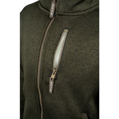 Bunda detská SCANDINAVIAN SHERPA zateplená ZELENÁ