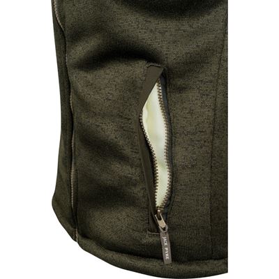 Bunda dámska SCANDINAVIAN SHERPA zateplená ZELENÁ