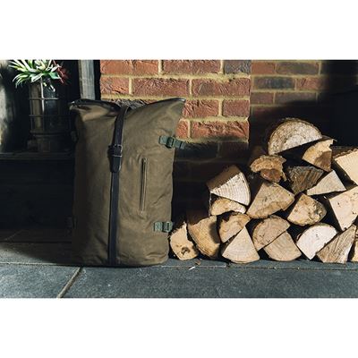 Ruksak FOLD TOP plátený ZELENÝ