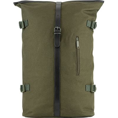 Ruksak FOLD TOP plátený ZELENÝ