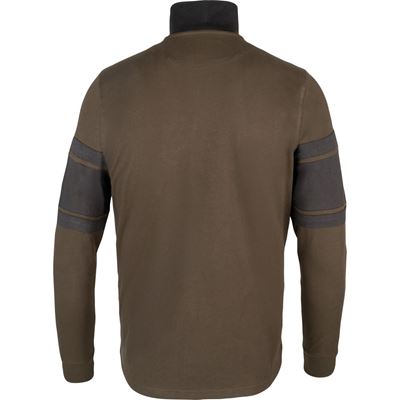 Mikina HALF ZIP CONTRAST ZELENÁ