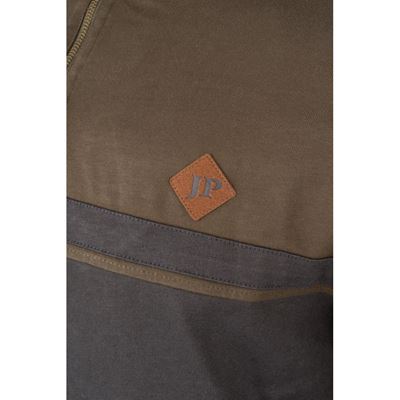 Mikina HALF ZIP CONTRAST ZELENÁ