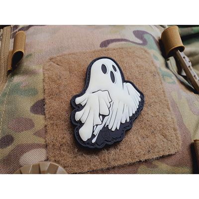 Nášivka GHOSTY velcro GLOW IN THE DARK