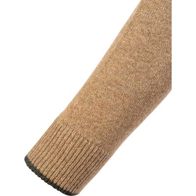 Sveter ASHCOMBE so zipsom jahňacia vlna BARLEY JACK PYKE JZKNITASHBAR 5