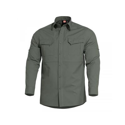 Košeľa taktická PLATO CAMO GREEN