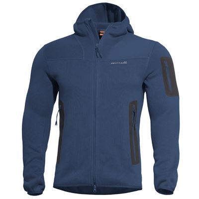 Mikina FLEECE s kapucňou FALCON PRE POLARTEC® MODRÁ