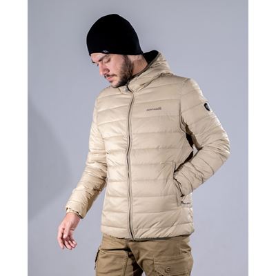 AURORA 2.0 PUFFER HOODED JACKET KHAKI