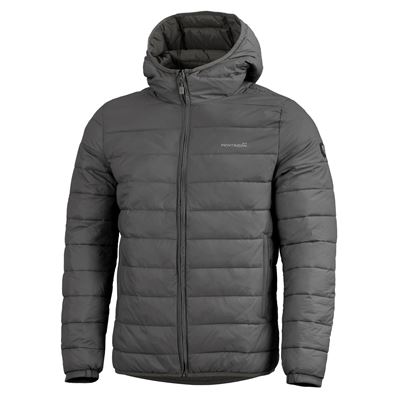 AURORA 2.0 PUFFER HOODED JACKET CINDER GREY