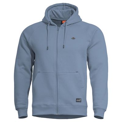 Mikina PHAETON ZIP s kapucňou DAWN BLUE