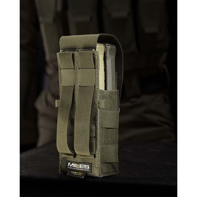 Puzdro AMINA na dva zásobníky typu STANAG 4179 a AKM RAL 7013 PENTAGON K17110-06E 5