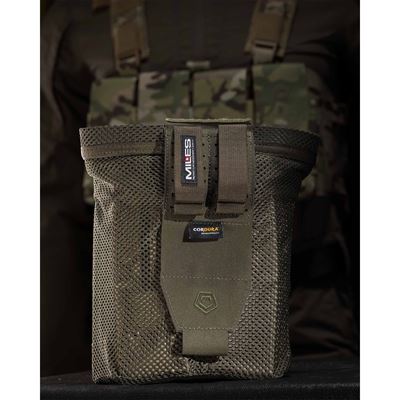 Puzdro skladacie zo sieťoviny AMINA RAL 7013 PENTAGON K17117-06E 7