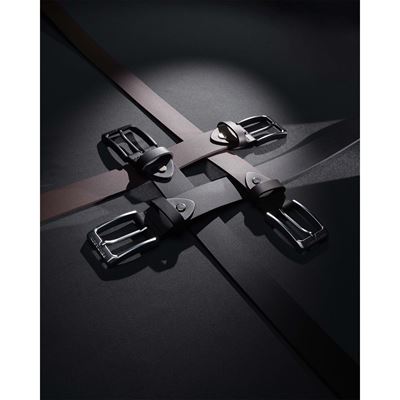 Opasok MONTE so STRIEBORNOU prackou 35 mm ČIERNY PENTAGON K17140-STL-01 4