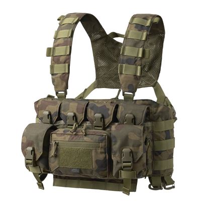 Vesta chest rig GUARDIAN RECCE WOODLAND POĽSKÝ