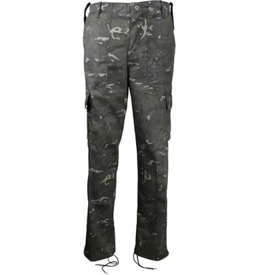 Nohavice KOMBAT BTP Black camo