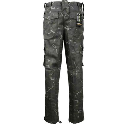 Nohavice KOMBAT BTP Black camo