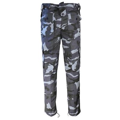 Nohavice KOMBAT MIDNIGHT BLUE CAMO