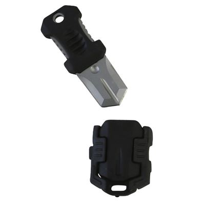 Nôž taktický MOLLE mini ČIERNY